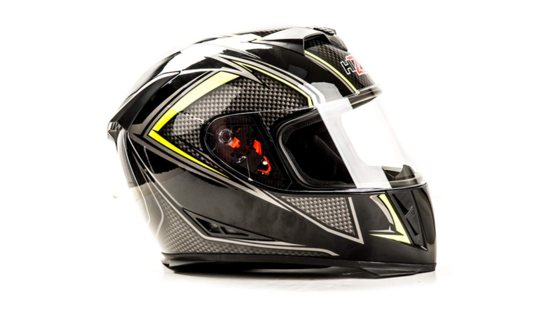 Шлем мото интеграл HIZER J5311 №1 (M)  black/lemon